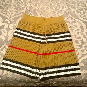 Knitted Checked shorts